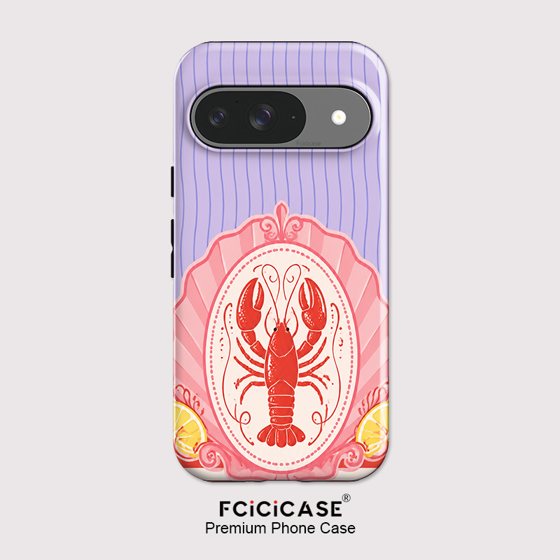 Google Pixel 9 Pro - Fcicicase Kreeftprint Telefoonhoesje Voor Google Pixel