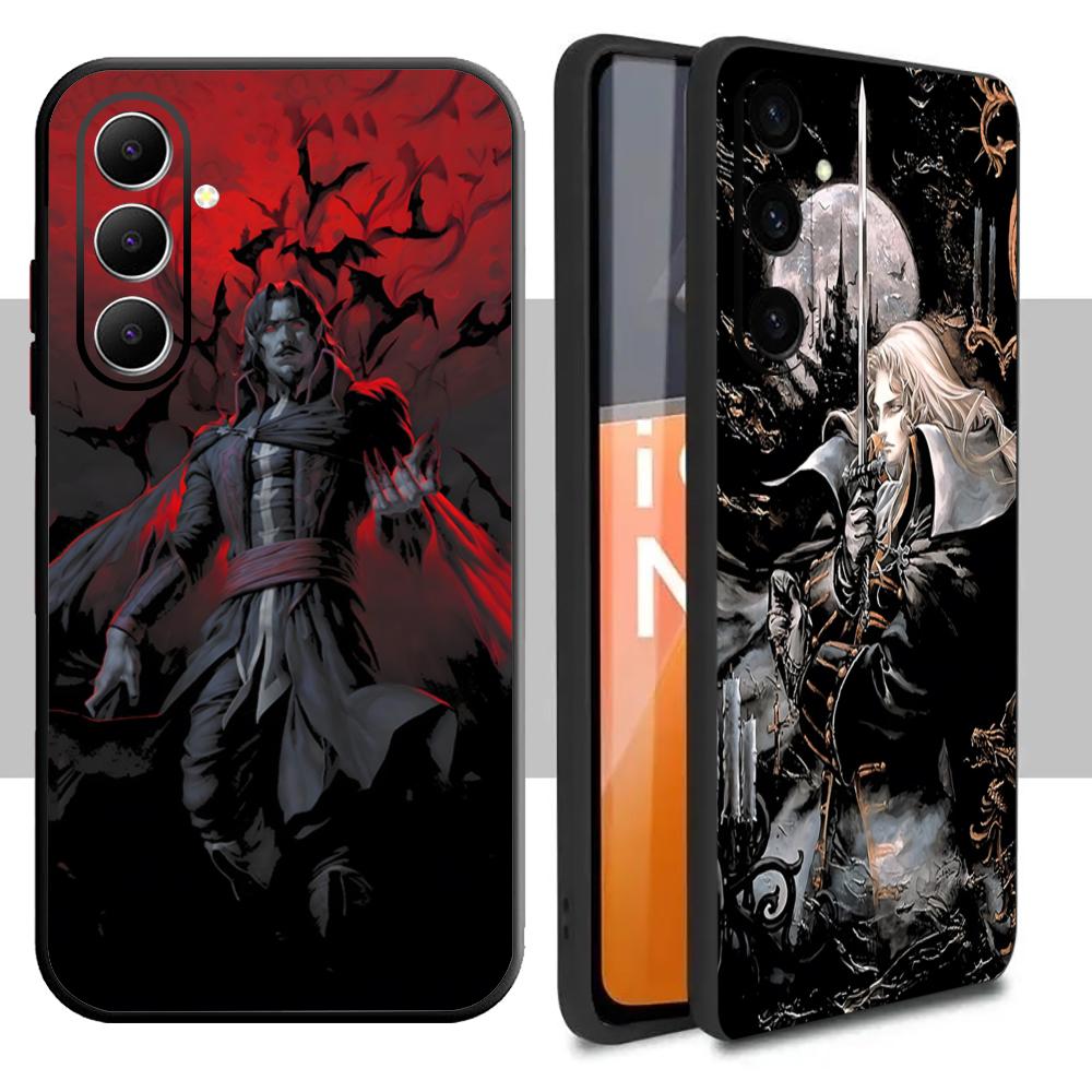 Samsung Galaxy A55 - NIEUWE Castlevania Game Dracula Telefoonhoesje voor