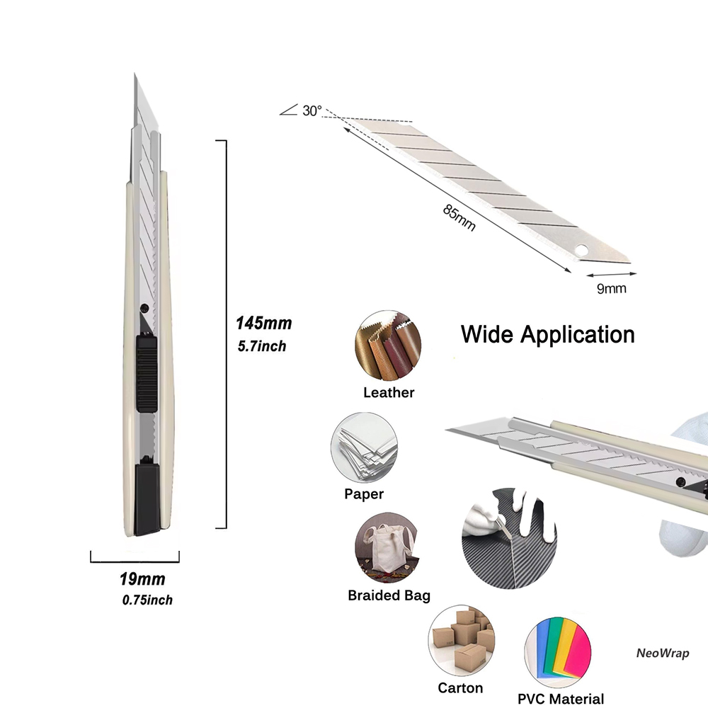 9MM intrekbaar utility mes met - Air Bubble Remover recensie en prijs
