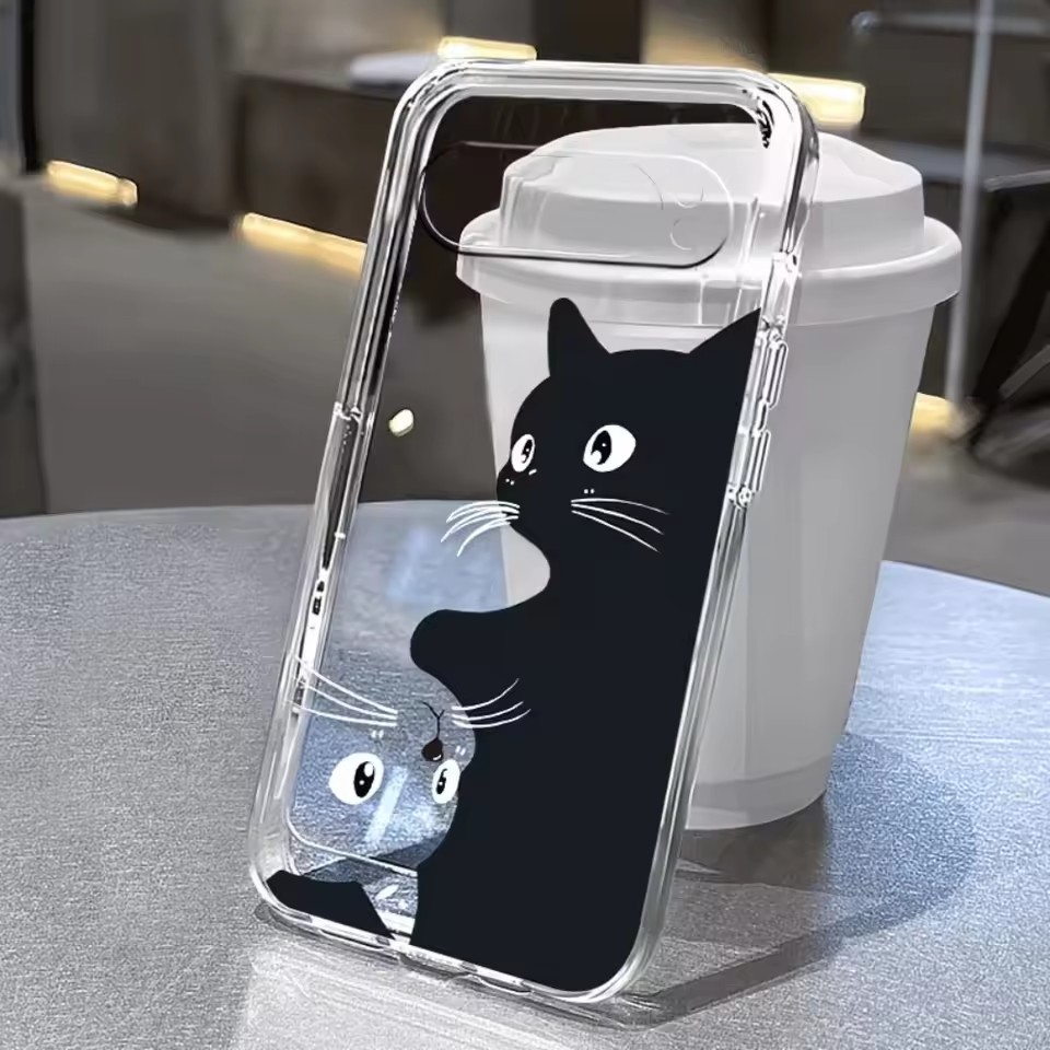 Hot Kawaii Cartoon Zwarte Kat  - Google Pixel 8A recensie en prijs
